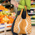Hawaii Aloha Plumeria Lei Orange Palaka Grocery Bag - Polynesian Pride