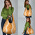 Hawaii Aloha Plumeria Lei Orange Palaka Grocery Bag - Polynesian Pride