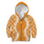 Hawaii Aloha Plumeria Lei Orange Palaka Kid Hoodie - Polynesian Pride