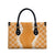 Hawaii Aloha Plumeria Lei Orange Palaka Leather Bag - Polynesian Pride