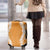 Hawaii Aloha Plumeria Lei Orange Palaka Luggage Cover - Polynesian Pride