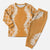 Hawaii Aloha Plumeria Lei Orange Palaka Christmas Pajama Set - Polynesian Pride