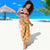 Hawaii Aloha Plumeria Lei Orange Palaka Sarong - Polynesian Pride