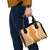 Hawaii Aloha Plumeria Lei Orange Palaka Shoulder Handbag - Polynesian Pride