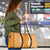 Hawaii Aloha Plumeria Lei Orange Palaka Travel Bag - Polynesian Pride