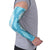 Hawaii Aloha Plumeria Lei Turquoise Palaka Arm Sleeves - Polynesian Pride