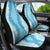 Hawaii Aloha Plumeria Lei Turquoise Palaka Car Seat Cover - Polynesian Pride