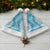 Hawaii Aloha Plumeria Lei Turquoise Palaka Christmas Santa Hat - Polynesian Pride