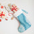 Hawaii Aloha Plumeria Lei Turquoise Palaka Christmas Stocking - Polynesian Pride