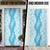 Hawaii Aloha Plumeria Lei Turquoise Palaka Door Cover - Polynesian Pride