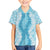 Hawaii Aloha Plumeria Lei Turquoise Palaka Hawaiian Shirt - Polynesian Pride