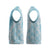 Hawaii Aloha Plumeria Lei Turquoise Palaka Christmas Knitted V-Neck Vest - Polynesian Pride