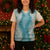 Hawaii Aloha Plumeria Lei Turquoise Palaka Christmas Knitted V-Neck Vest - Polynesian Pride