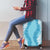 Hawaii Aloha Plumeria Lei Turquoise Palaka Luggage Cover - Polynesian Pride