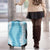 Hawaii Aloha Plumeria Lei Turquoise Palaka Luggage Cover - Polynesian Pride
