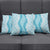 Hawaii Aloha Plumeria Lei Turquoise Palaka Pillow Cover - Polynesian Pride