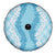 Hawaii Aloha Plumeria Lei Turquoise Palaka Spare Tire Cover - Polynesian Pride