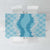 Hawaii Aloha Plumeria Lei Turquoise Palaka Tablecloth - Polynesian Pride