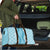 Hawaii Aloha Plumeria Lei Turquoise Palaka Travel Bag - Polynesian Pride