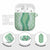 Hawaii Aloha Plumeria Lei Mint Palaka AirPods Case - Polynesian Pride