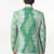 Hawaii Aloha Plumeria Lei Mint Palaka Blazer - Polynesian Pride