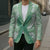 Hawaii Aloha Plumeria Lei Mint Palaka Blazer - Polynesian Pride