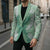 Hawaii Aloha Plumeria Lei Mint Palaka Blazer - Polynesian Pride