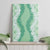 Hawaii Aloha Plumeria Lei Mint Palaka Canvas Wall Art - Polynesian Pride