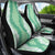 Hawaii Aloha Plumeria Lei Mint Palaka Car Seat Cover - Polynesian Pride