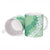 Hawaii Aloha Plumeria Lei Mint Palaka Ceramic Mug - Polynesian Pride