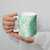 Hawaii Aloha Plumeria Lei Mint Palaka Ceramic Mug - Polynesian Pride