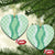Hawaii Aloha Plumeria Lei Mint Palaka Ceramic Ornament - Polynesian Pride