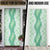 Hawaii Aloha Plumeria Lei Mint Palaka Door Cover - Polynesian Pride