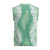 Hawaii Aloha Plumeria Lei Mint Palaka Christmas Knitted V-Neck Vest - Polynesian Pride