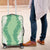 Hawaii Aloha Plumeria Lei Mint Palaka Luggage Cover - Polynesian Pride
