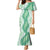 Hawaii Aloha Plumeria Lei Mint Palaka Mermaid Dress - Polynesian Pride