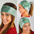 Hawaii Aloha Plumeria Lei Mint Palaka Neck Gaiter - Polynesian Pride