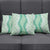Hawaii Aloha Plumeria Lei Mint Palaka Pillow Cover - Polynesian Pride