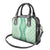 Hawaii Aloha Plumeria Lei Mint Palaka Shoulder Handbag - Polynesian Pride