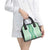 Hawaii Aloha Plumeria Lei Mint Palaka Shoulder Handbag - Polynesian Pride