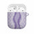 Hawaii Aloha Plumeria Lei Lavender Palaka AirPods Case - Polynesian Pride