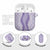 Hawaii Aloha Plumeria Lei Lavender Palaka AirPods Case - Polynesian Pride