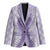 Hawaii Aloha Plumeria Lei Lavender Palaka Blazer - Polynesian Pride