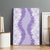 Hawaii Aloha Plumeria Lei Lavender Palaka Canvas Wall Art - Polynesian Pride