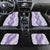Hawaii Aloha Plumeria Lei Lavender Palaka Car Mats - Polynesian Pride