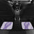 Hawaii Aloha Plumeria Lei Lavender Palaka Car Mats - Polynesian Pride