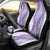 Hawaii Aloha Plumeria Lei Lavender Palaka Car Seat Cover - Polynesian Pride