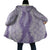 Hawaii Aloha Plumeria Lei Lavender Palaka Cloak - Polynesian Pride