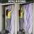 Hawaii Aloha Plumeria Lei Lavender Palaka Door Cover - Polynesian Pride