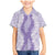 Hawaii Aloha Plumeria Lei Lavender Palaka Family Matching Mermaid Dress and Hawaiian Shirt - Polynesian Pride